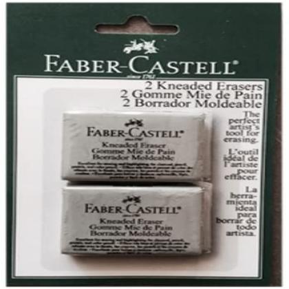 Faber Castell Large Kneaded Eraser (2 Eraser Pack) EAN: 9555684619358 