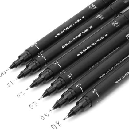 uni_pin_drawing_pens_6_assorted_tip_sizes_uni_pin_technical_fineliner_pens_pack_of_6_assorted_tip_sizes_black_ink_056496